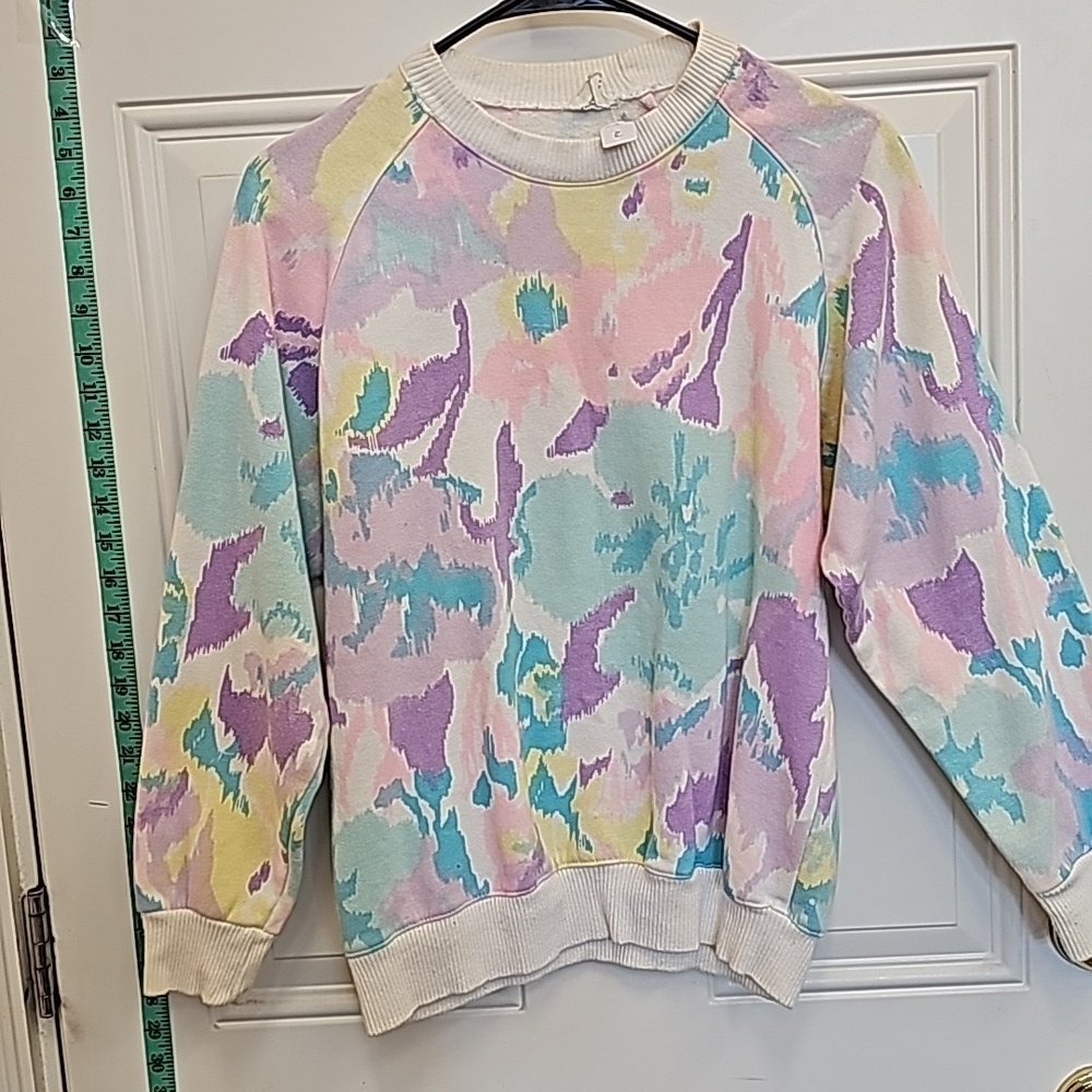 Vintage, 90s, sweater, colorful, summer, casual, barbie, fun, school, spring